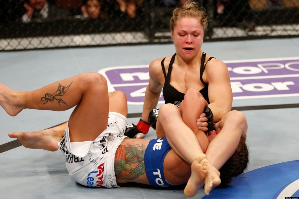 ronda rousey on alexis davis top ufc fighter 2014 images