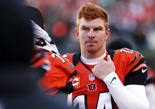 andy dalton outplays drew brees nfl images 2014