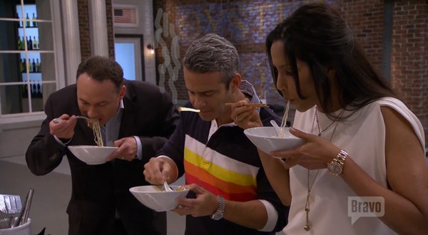 andy cohen sucking up juices on top chef boston 2015 images