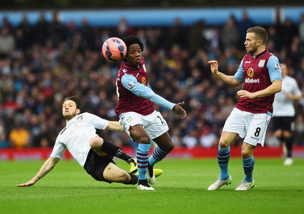 aston villa beats bournemouth bulge fa cup fourth round soccer 2015 images