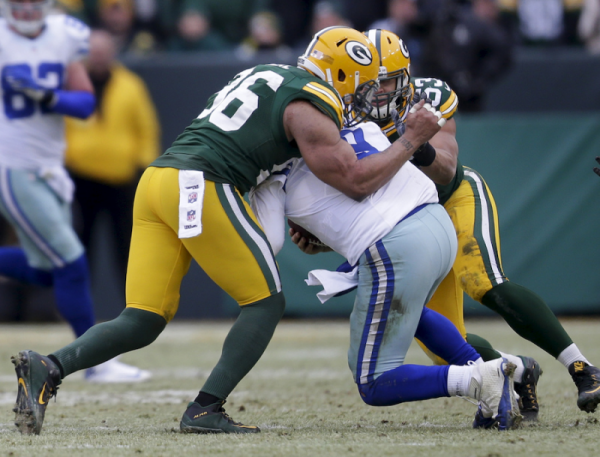 cowboys tony romo sacked by packers nfl 2015 images