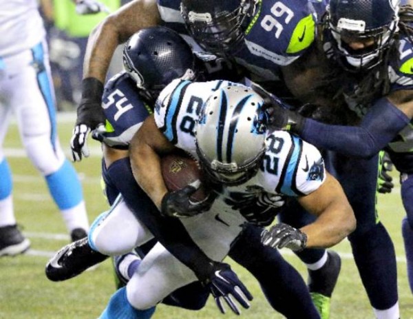 jonathan stewart loses panthers ball to seahawks nfl 2015