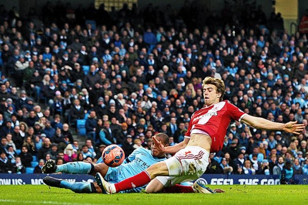 manchester city loses to middlesbrough fa cup fourth round 2015 images