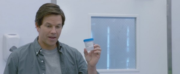 mark wahlberg holding semen sample for ted 2 movie images