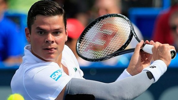 milos raonic canadian hot tennis player 2015 images