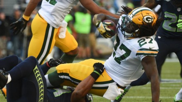 packers eddie lacy concussion against seahawks nfc champs 2015
