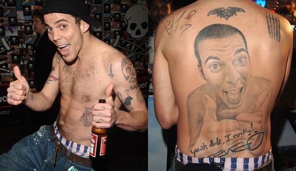 steve o craziest celebrity tattoos 2015 images