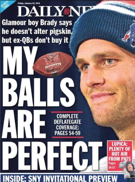 tom brady claims balls are perfect for deflategate patriots 2015