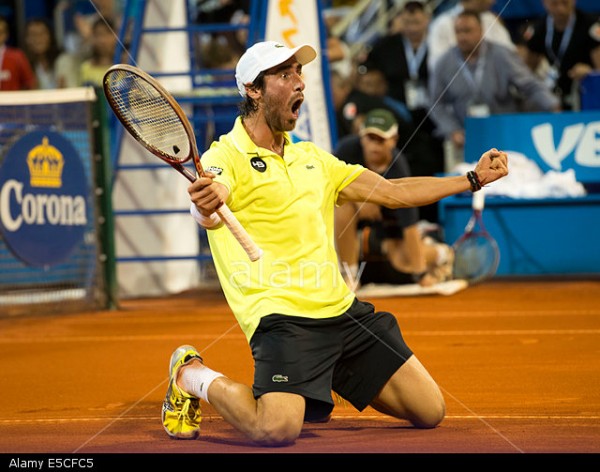 pablo cuevas wins to semi finals brasil atp tennis open 2015 images