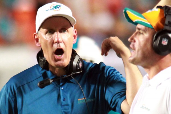 joe philbin coach out for miami dolphins 2015