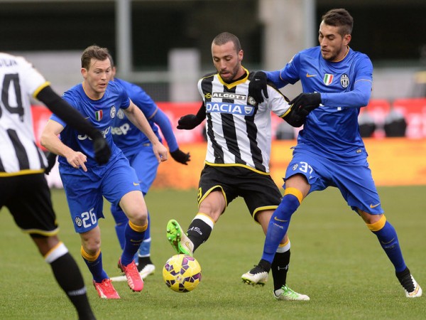 juventus draws with udinese for serie a soccer 2015