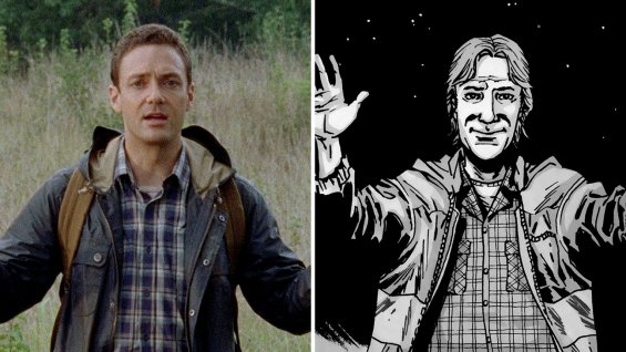 walking dead aaron comes to visit season 5 ep 10 them 2015