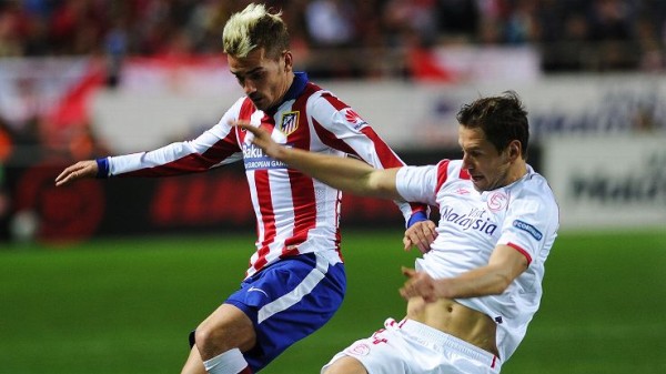 atletico madrid draws la liga with sevilla soccer 2015