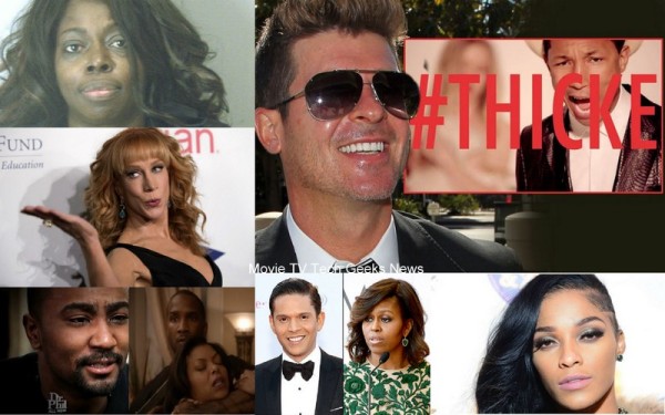 celebrity gossip robin thicke kathy griffin michelle obama images 2015