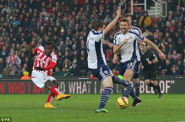 stoke city loses to west brom premier league soccer 2015