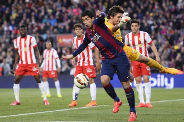 barcelona beats almeria la liga 2015