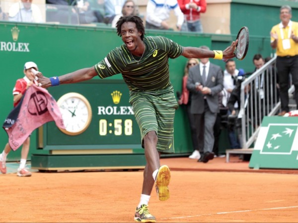 gael monfils smiling for tomas berdych 2015 monte carlo masters