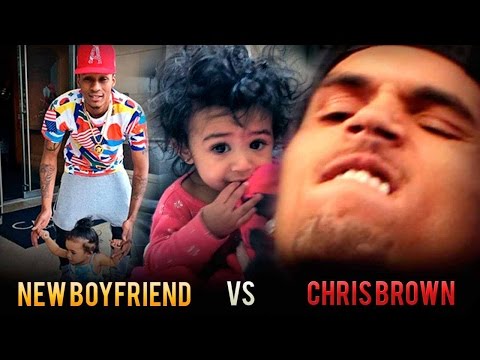 king ba ticking off chris brown with baby play 2015 gossip