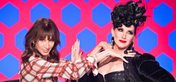 merle ginsburg with michelle visage rupauls drag race 2015
