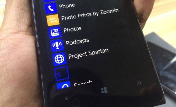 windows 10 mobile spartan browser 2015