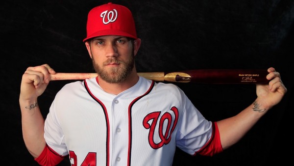 bryce harper and national red hot top men winner for mlb league 2015
