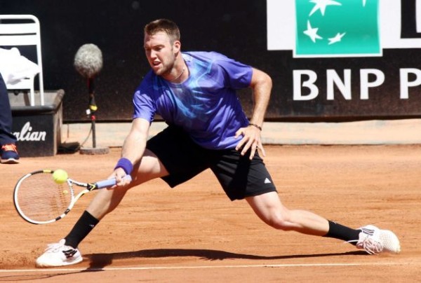 jack sock loses to gilles simon at 2015 rome masters open