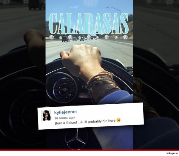 kylie jenner instagramming while driving 2015 gossip