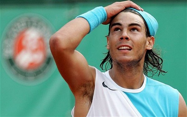 rafael nadal sweaty pits for 2015 rome masters open