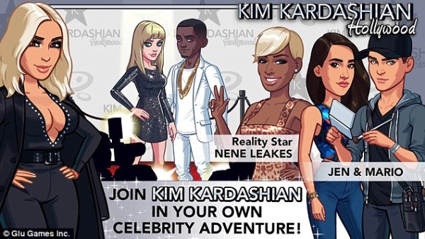 nene leakes on kim kardashians hollywood game 2015