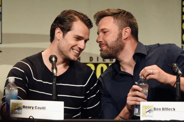 ben affleck with henry cavill at comic con 2015 gossip