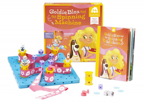 Goldie Blox and the Spinning Machine Game and Contents
