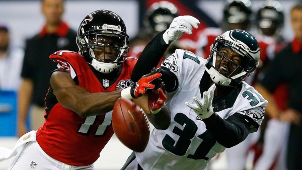 demarco murray darren sproles  eagles come out equal with falcons 2015 nfl