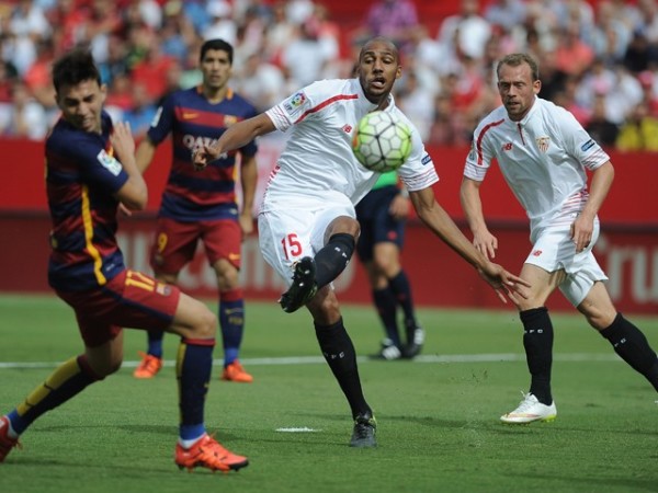 la liga week 7 soccer barcelona vs sevilla 2015