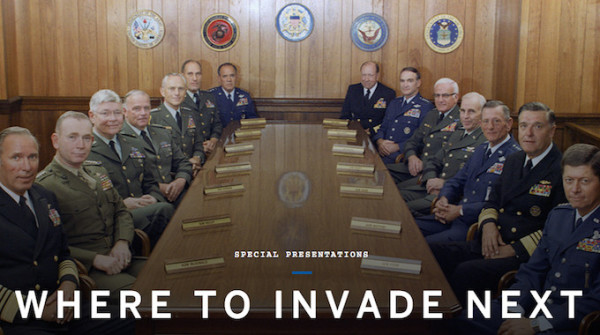 where to invade next brings Michael Moore back