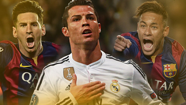 Ballon dOr 2015 Cristiano Ronaldo, Lionel Messi Neymar soccer images