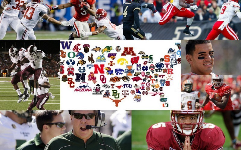 2014 college football recap collage ncaa