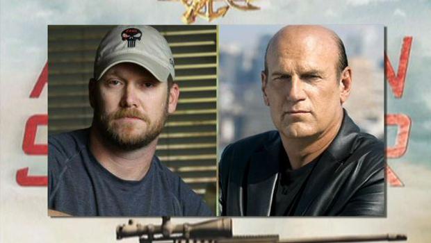 jesse ventura with chris kyle for american sniper clearing up 2015