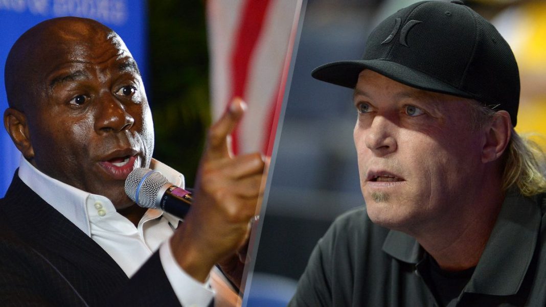 Magic Johnson Calls Out Jim Buss Just Say You Made Mistakes 2015
