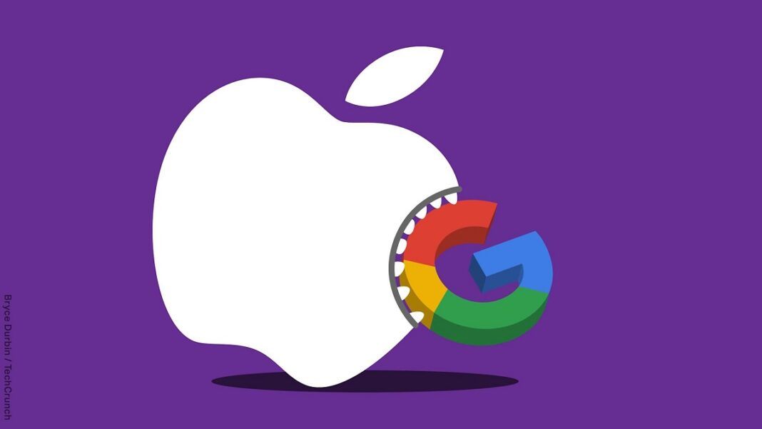 apple taking a bite out of google safer bets with yahoo 2021