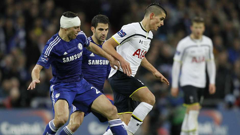 head wounds for chelsea vs tottenham cup soccer 2015