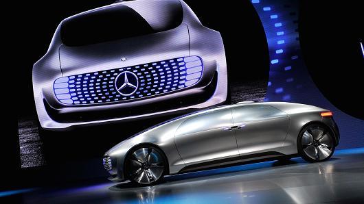 mercedes benz prototype for self driving car