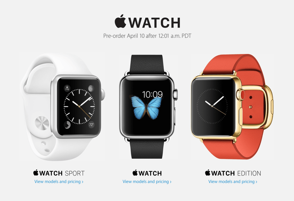 apple watch pre order time on friday 2015