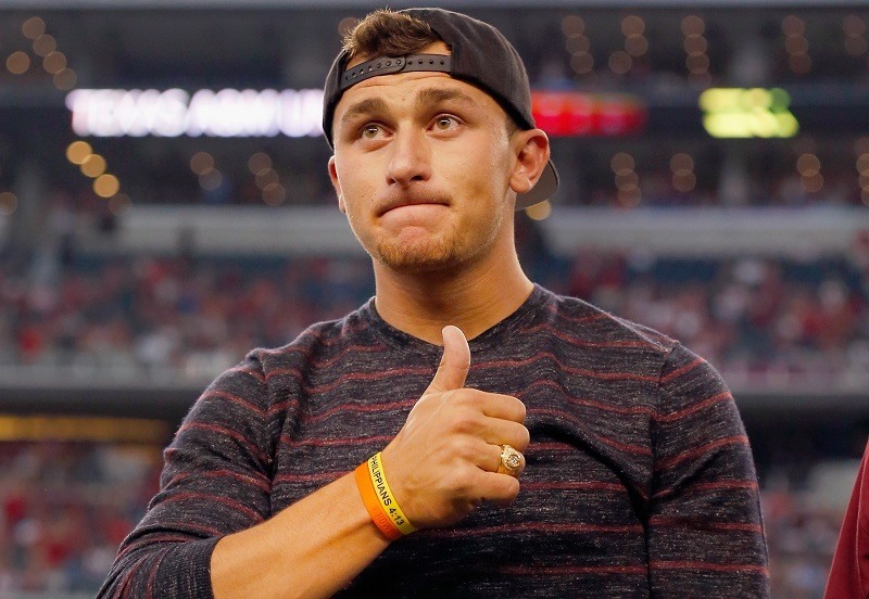 johnny manziel out of rehab ready for cleveland browns 2015 images
