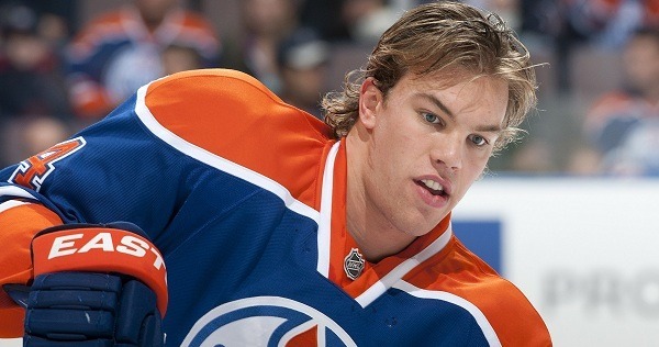taylor hall bulge better for edmonton oilers 2015 stanley cup playoffs