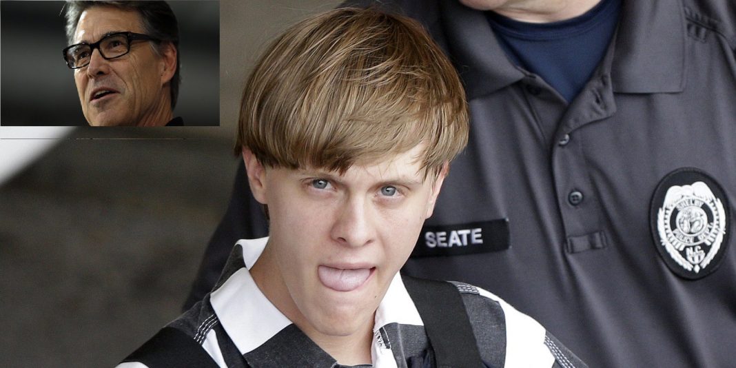 Dylann Storm Roof finds supporter with rick perry 2015 images