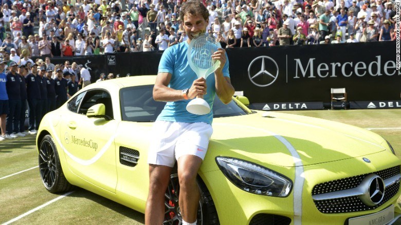 rafael nadal wins mercedescup in stuttgart 2015 tennis