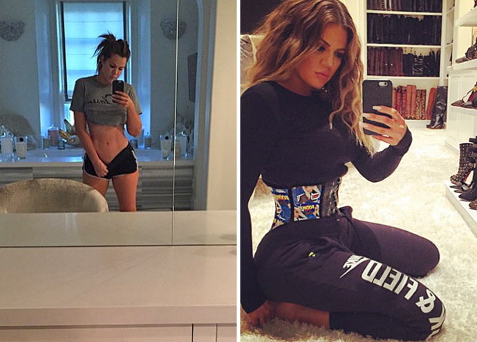khloe kardashian waist trainer 2015 gossip