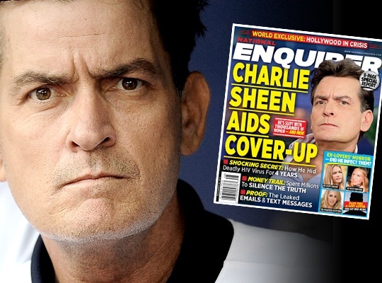 charlie sheen comes out 2015 gossip
