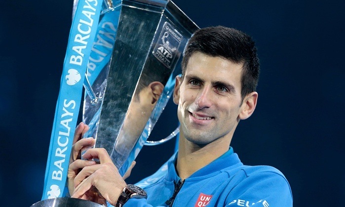 novak djokovic ends near perfect year with ATP title 2015 images