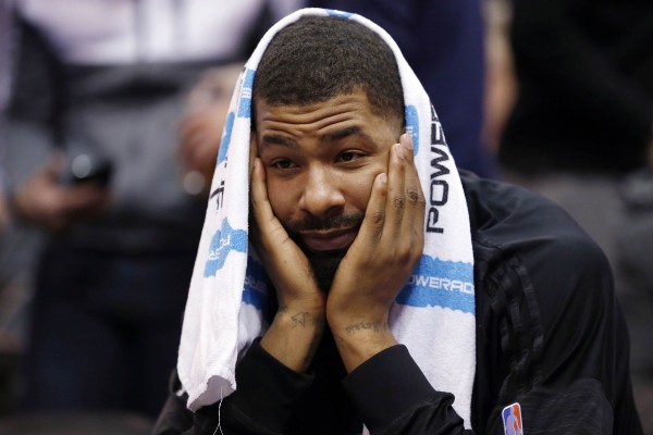 Suns Markieff Morris suspended for throwing in towel 2015 nba images